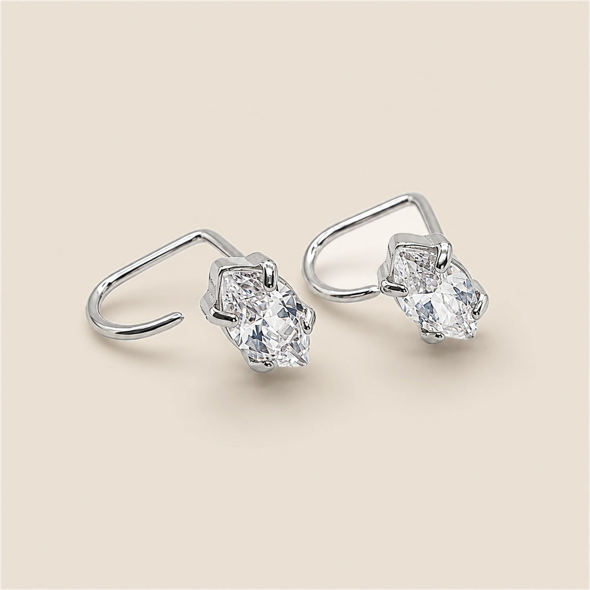 Rhombus diamond Comfort Orecchini