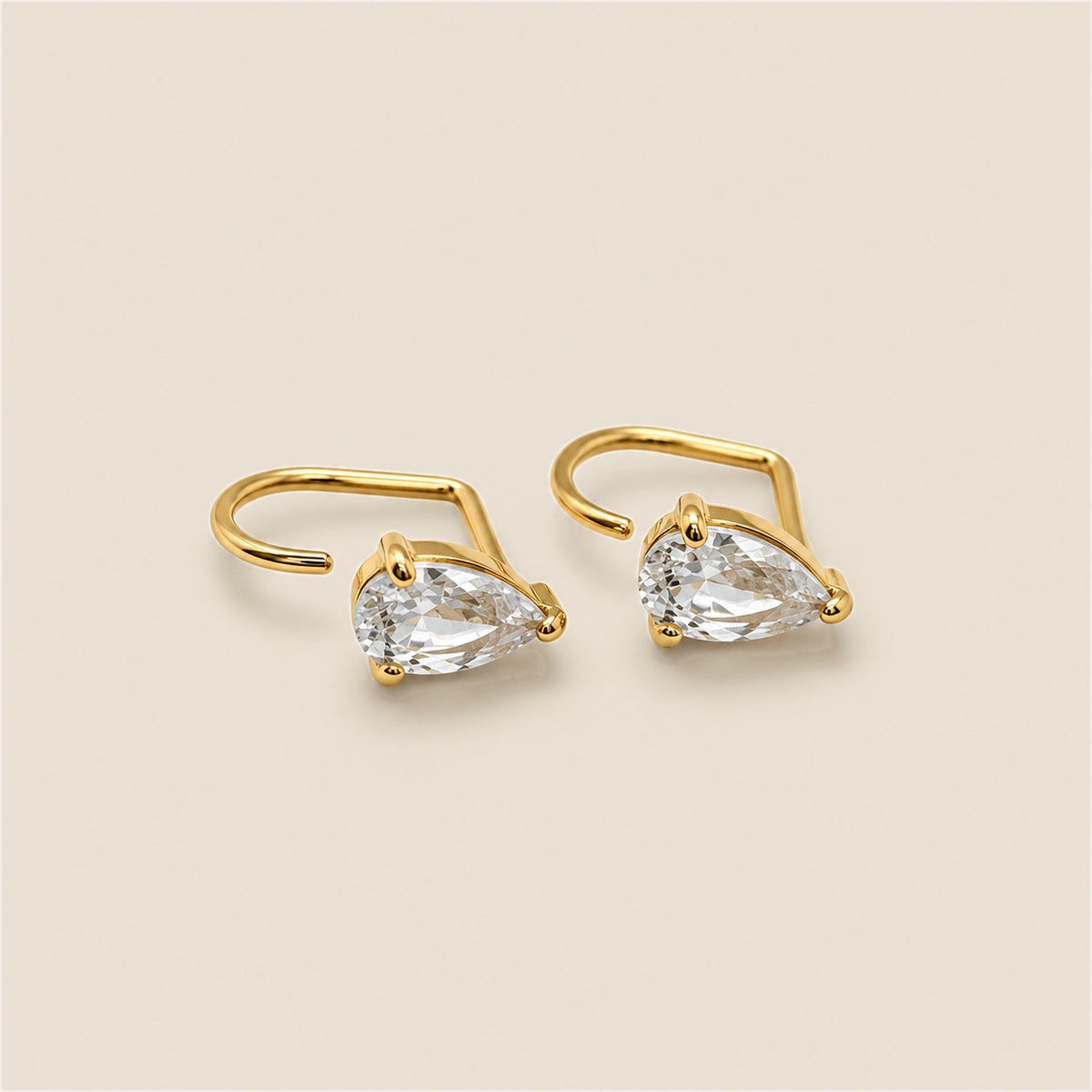 Pear diamond Comfort Orecchini (Set)