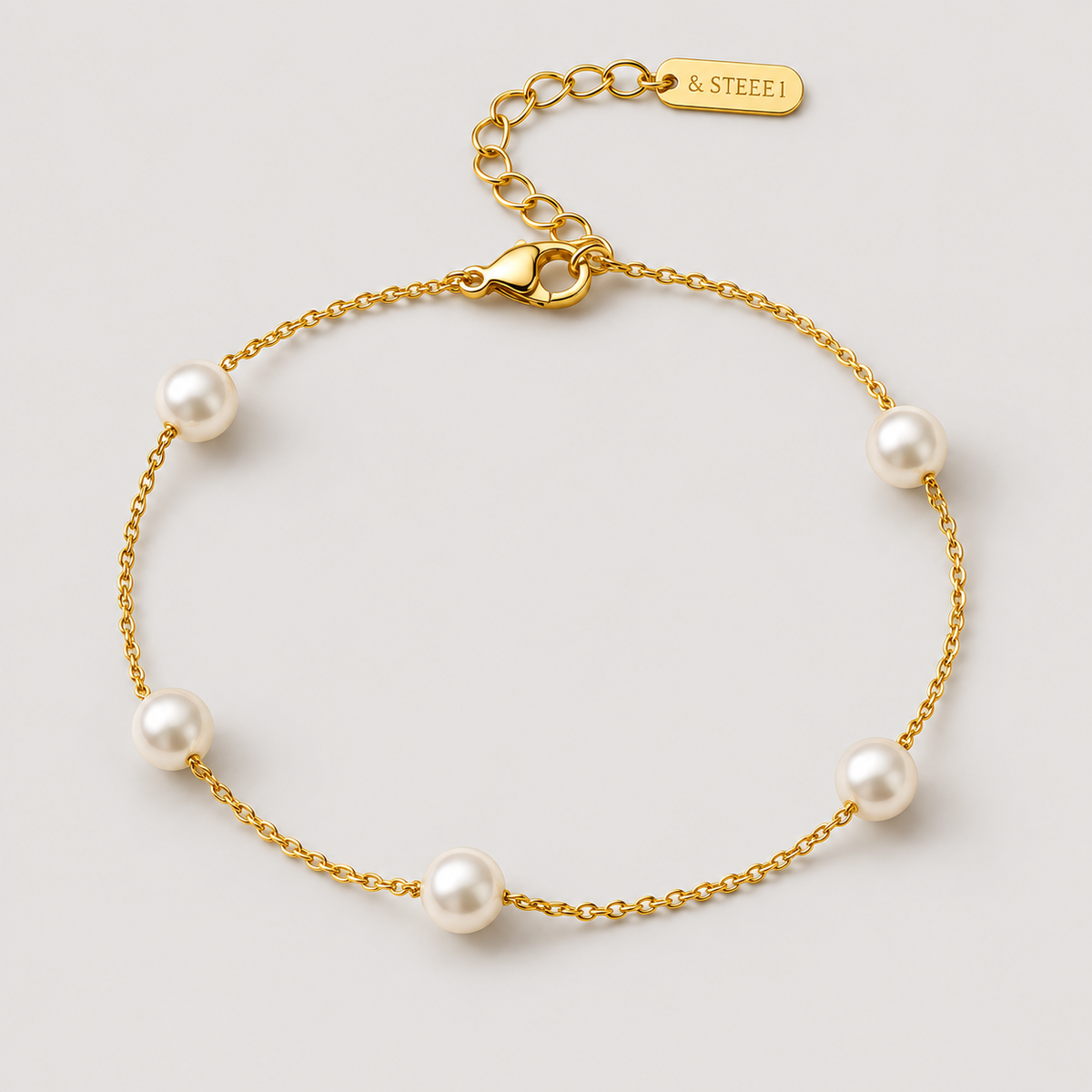 Cavigliera Cali con perla (Set)