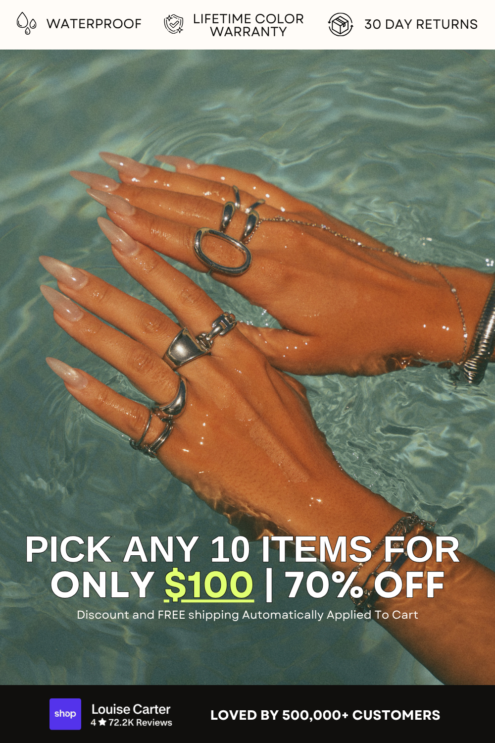 10 for $100 Impermeabile Jewelry Set