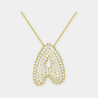 Collana Hailey con iniziale a palloncino