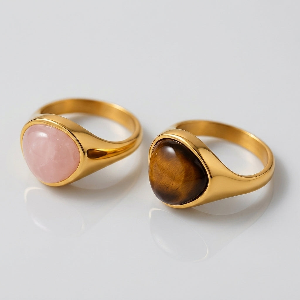 Alaula Gemstone Bold Anello (Set)