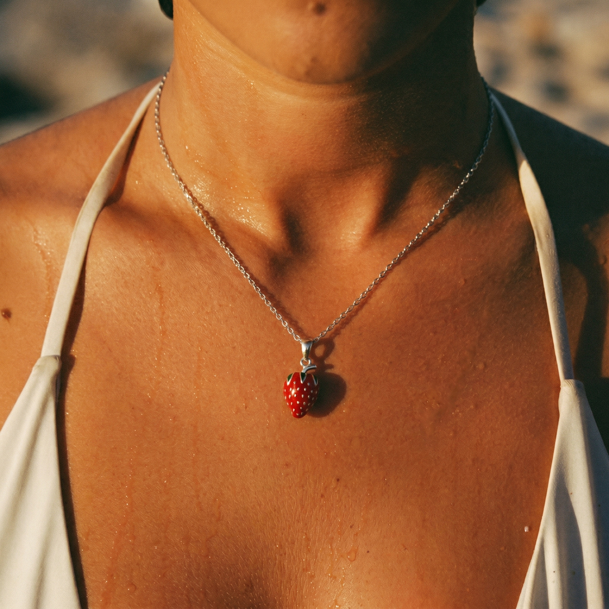 Strawberry Kiss Collana