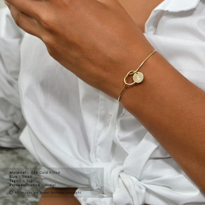 Rosa® Infinity Bangle Bracciale.