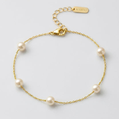 Cavigliera Cali con perla (Set)