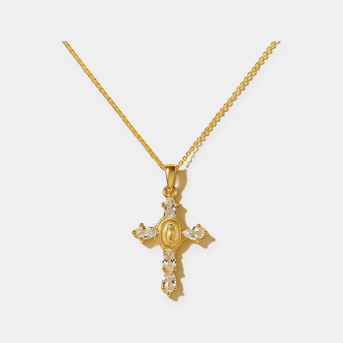 Valerie® Virgin Mary Croce Pendants