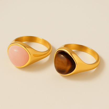Alaula Gemstone Bold Anello (Set)