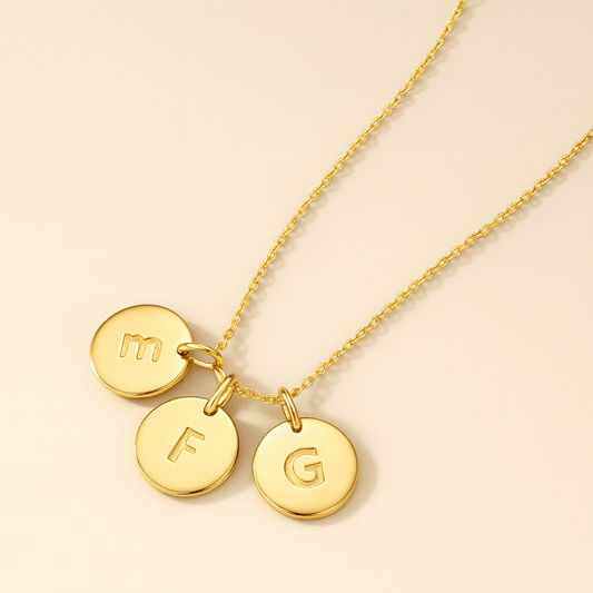 Collana Aura con iniziale (Set)