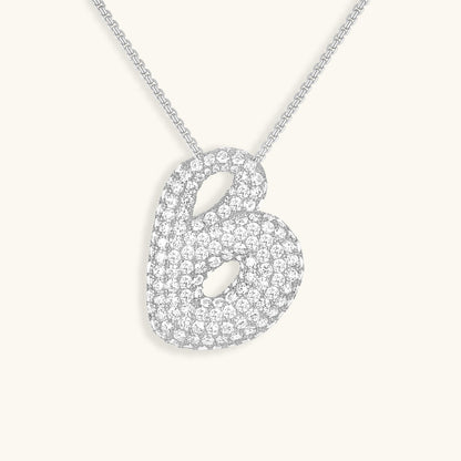 Collana Hailey con iniziale a palloncino