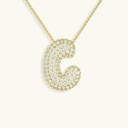 Collana Hailey con iniziale a palloncino