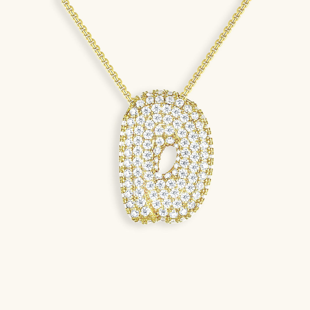 Collana Hailey con iniziale a palloncino