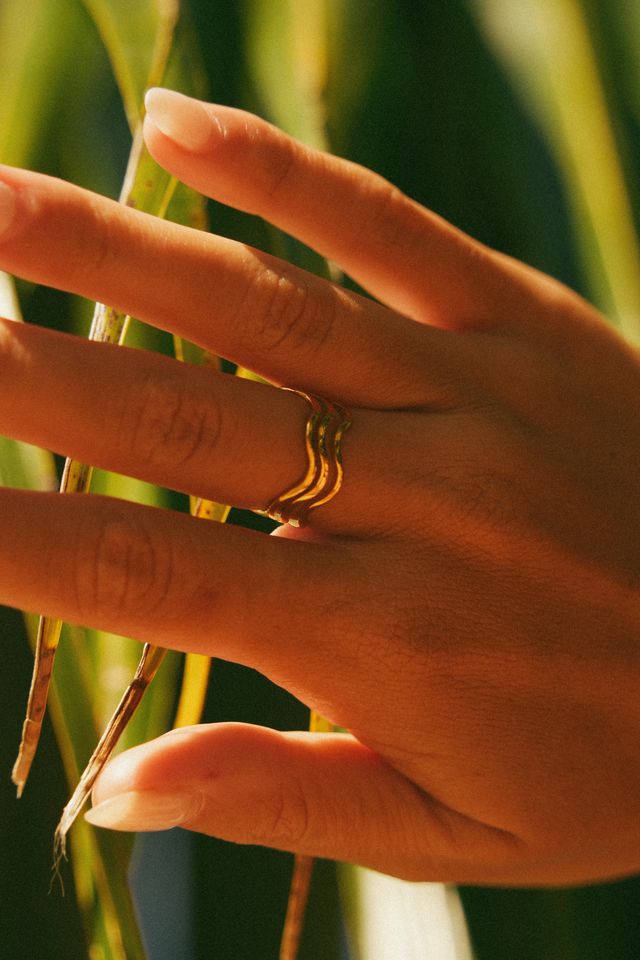 Wave Trio Anello