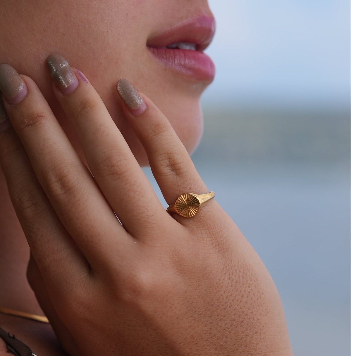 Anello Ellie® Raggi di sole nascente