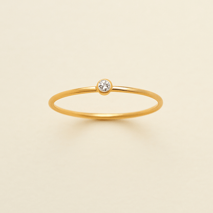 Dainty Birthstone Anello (Set)