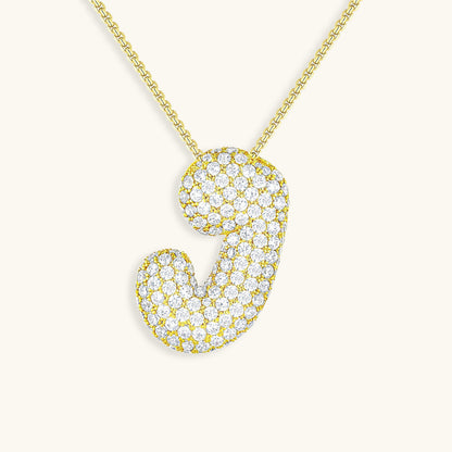 Collana Hailey con iniziale a palloncino