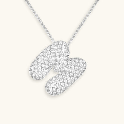 Collana Hailey con iniziale a palloncino