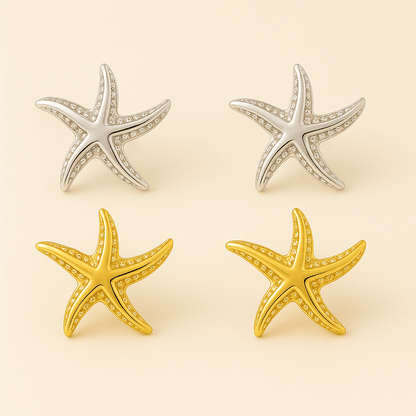 Mini Starfish Orecchini (Set)