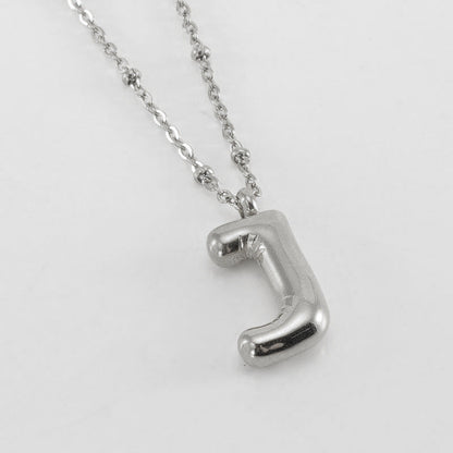 Collana con iniziale a palloncino