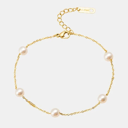 Cavigliera Cali con perla (Set)