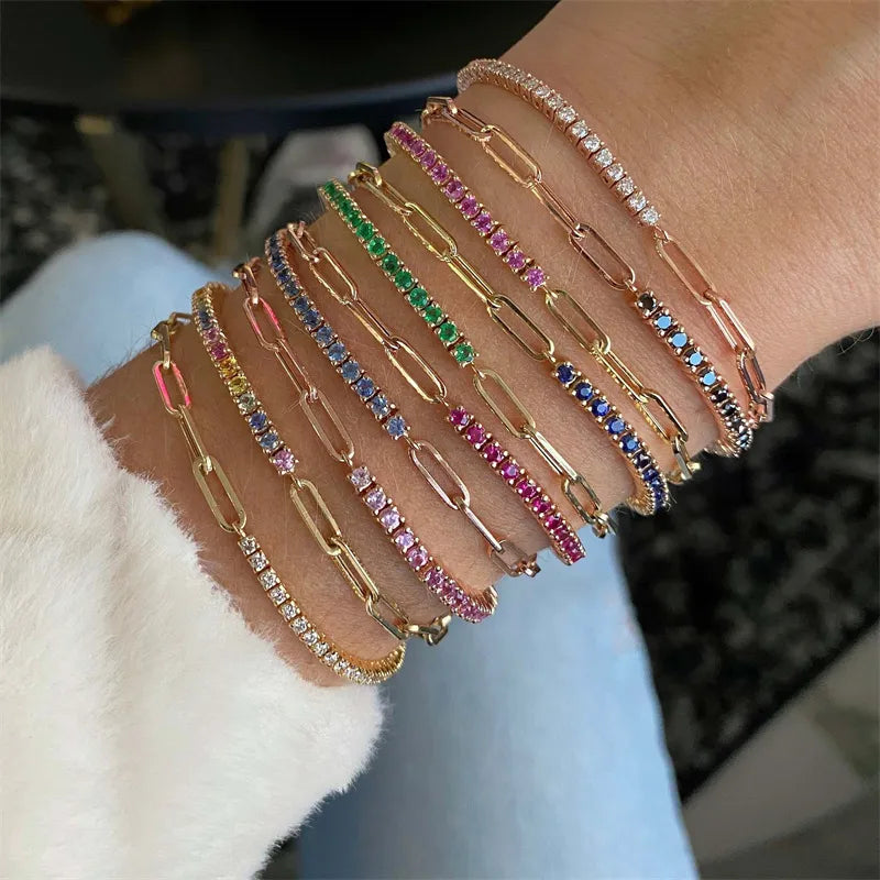 Fae Tennis Bracciale (Set)