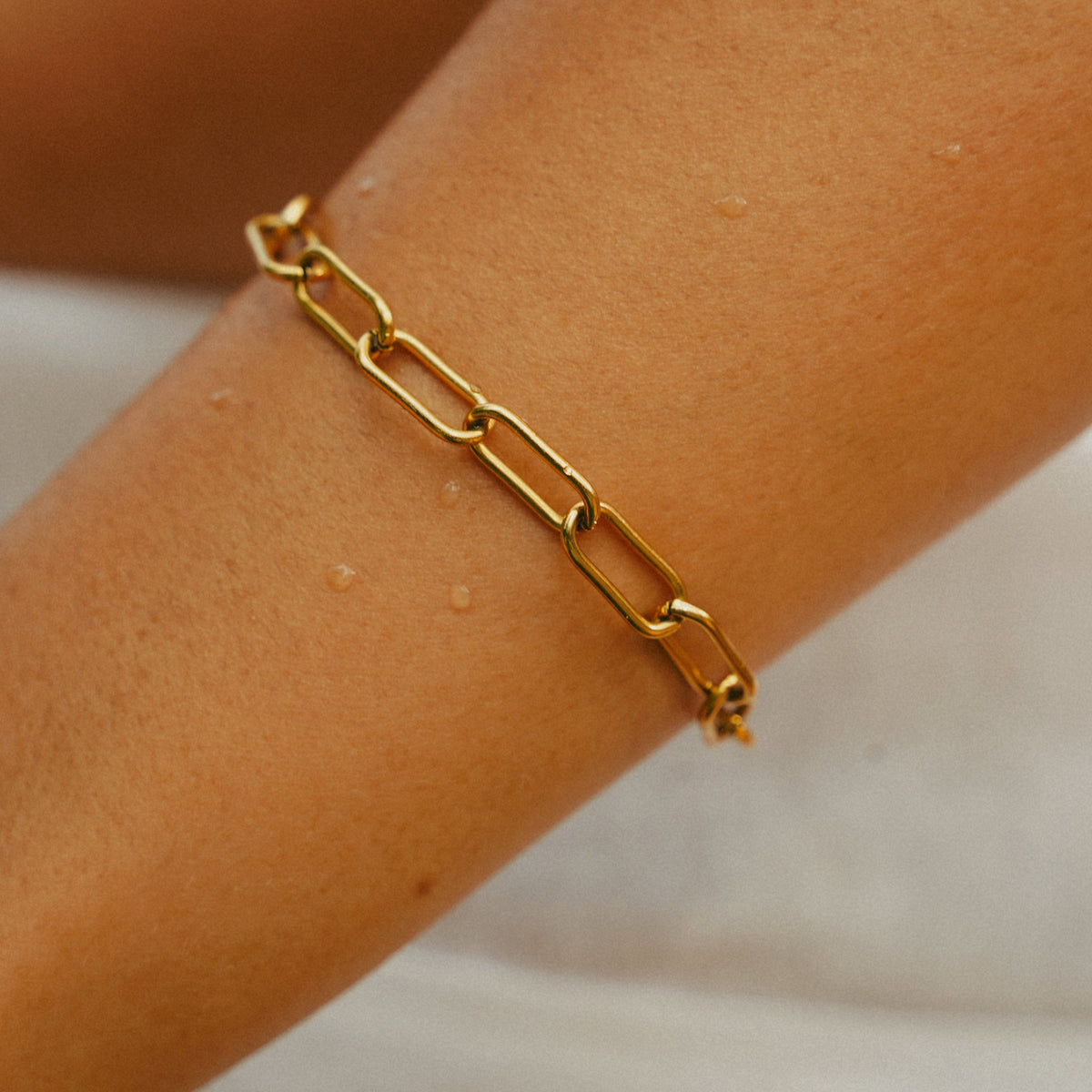 Tulum Chunky Paperclip Bracciale (Set)