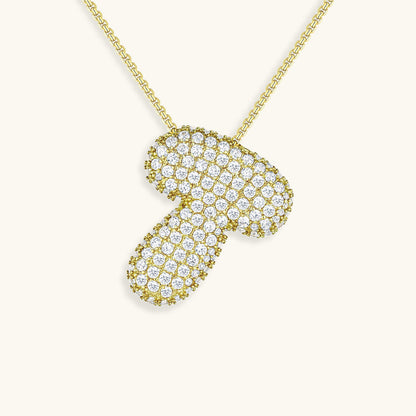 Collana Hailey con iniziale a palloncino