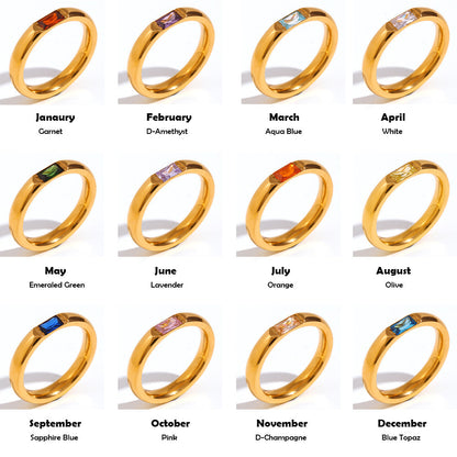 Treasure Birthstone Anello (Set)
