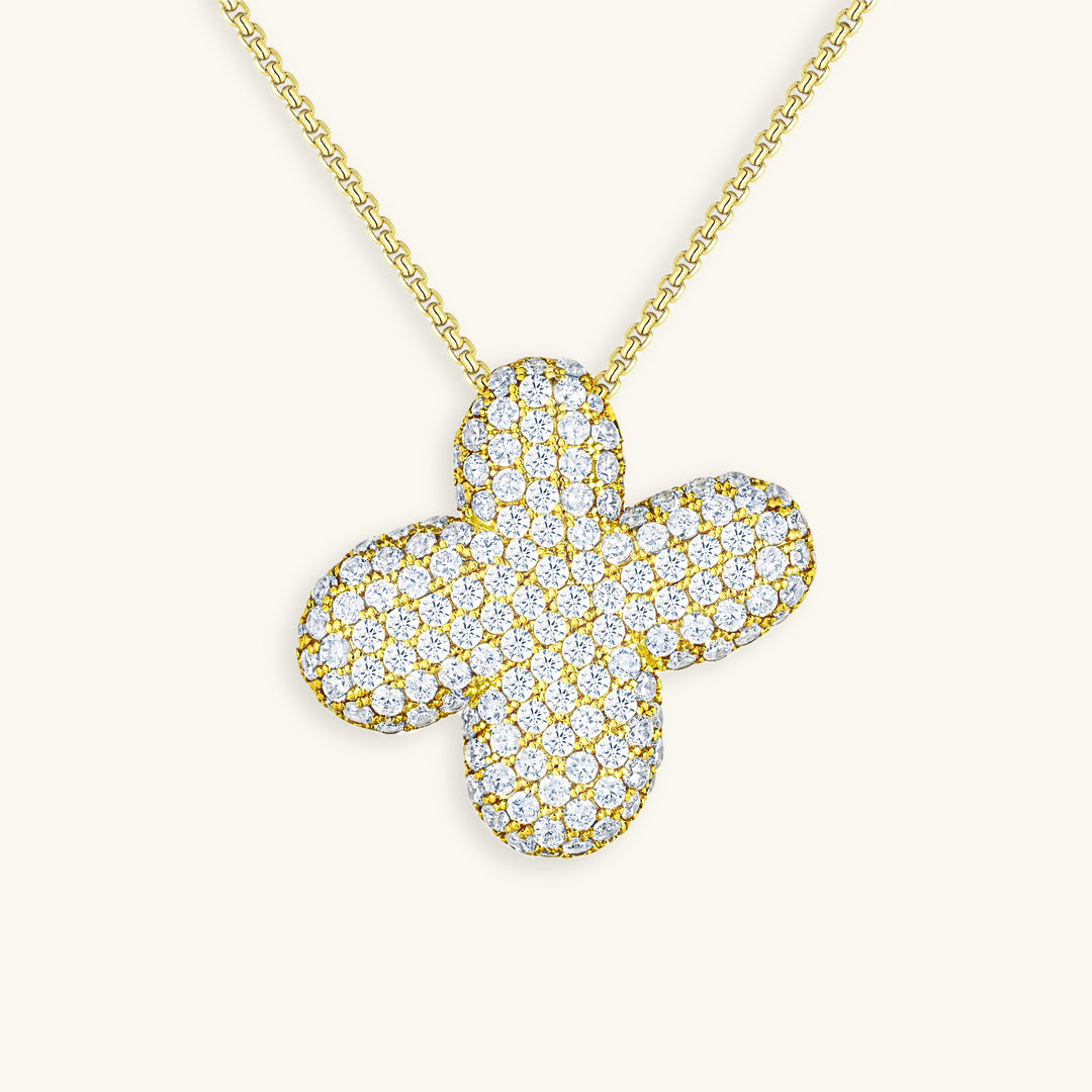 Collana Hailey con iniziale a palloncino
