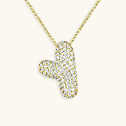 Collana Hailey con iniziale a palloncino