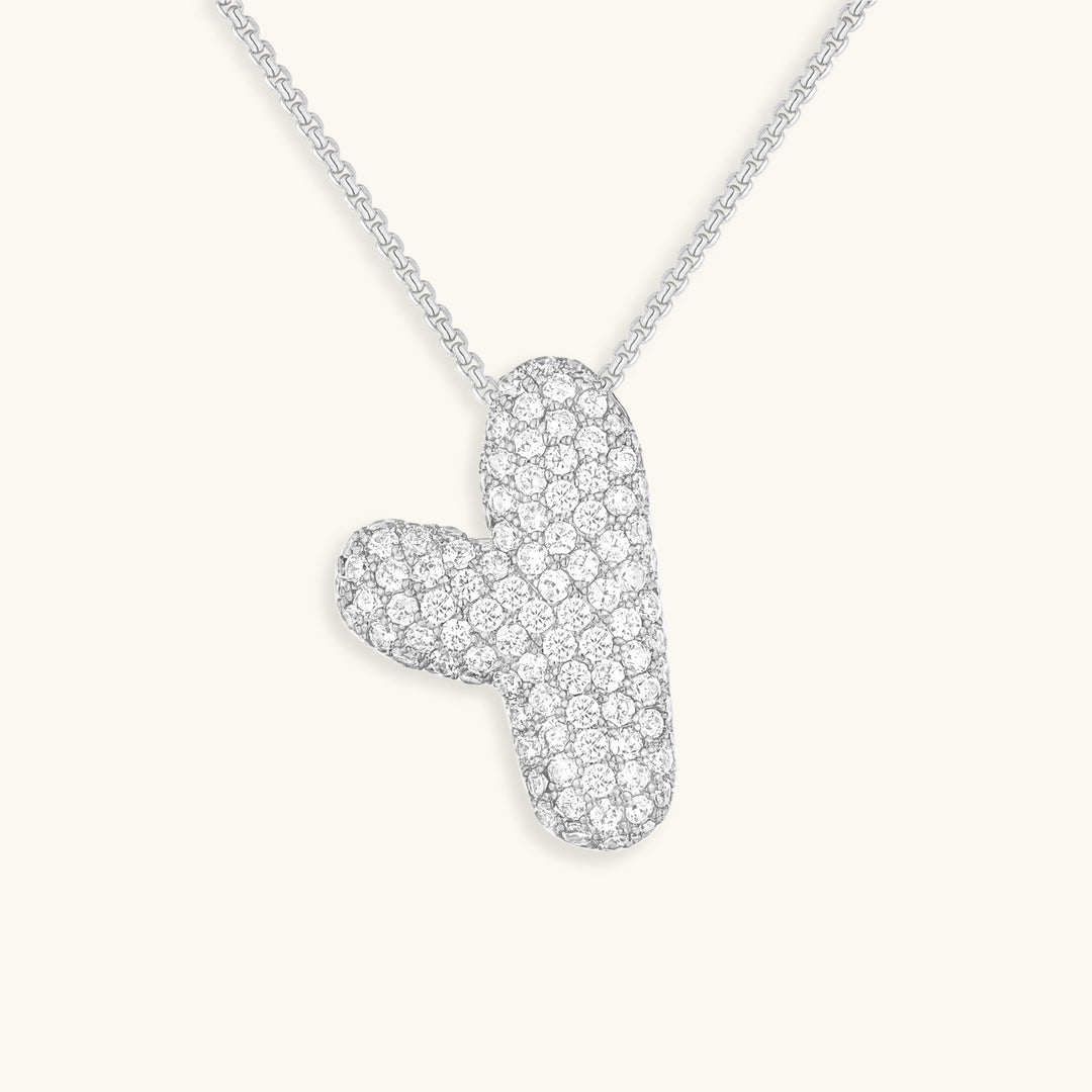 Collana Hailey con iniziale a palloncino