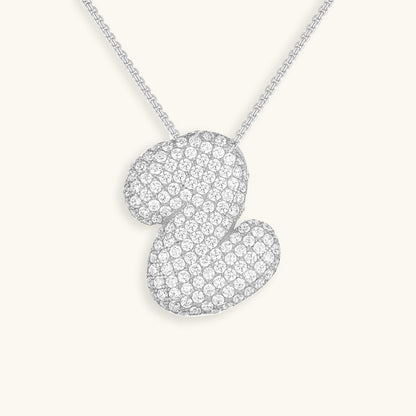 Collana Hailey con iniziale a palloncino