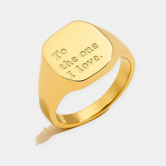 Inspiration Signet Anelli