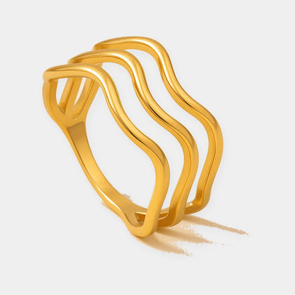 Wave Trio Anello