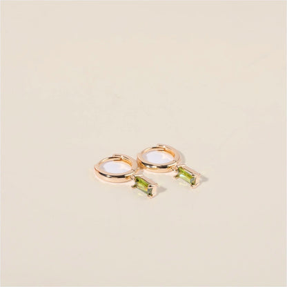 Bella Birthstone Huggies Orecchini