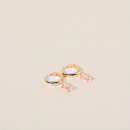 Bella Birthstone Huggies Orecchini