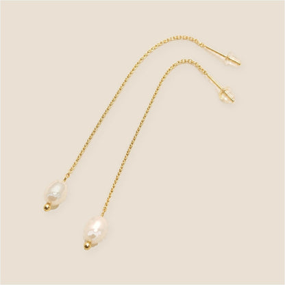 Silk Perla Threader Orecchini