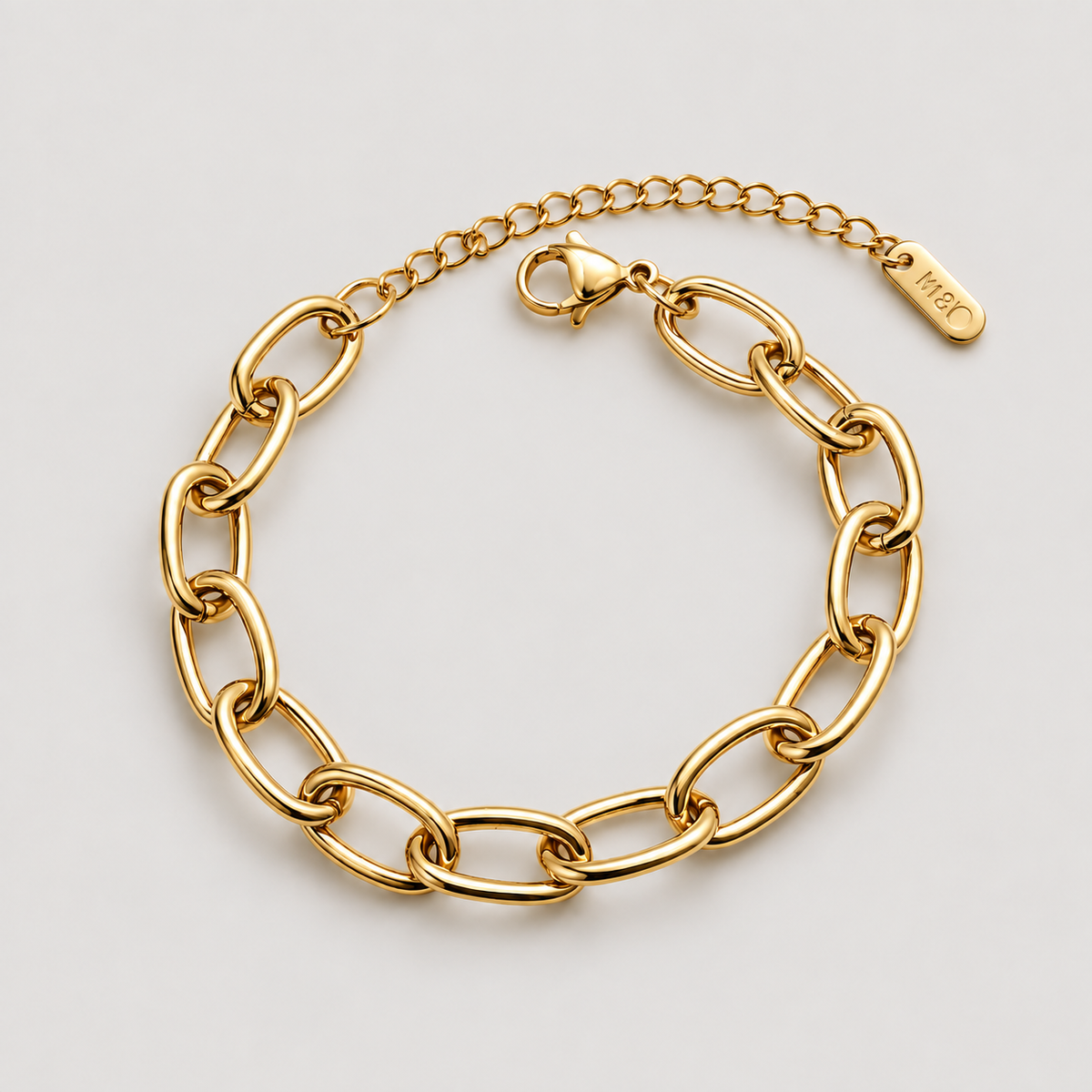 Tulum Chunky Paperclip Bracciale (Set)