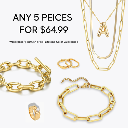 Any 5 Piece Impermeabile Jewelry Set