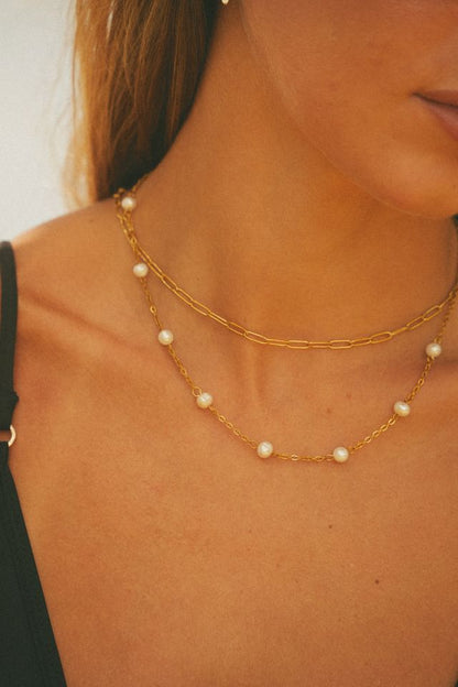 Maui Paperclip Collana (Set)