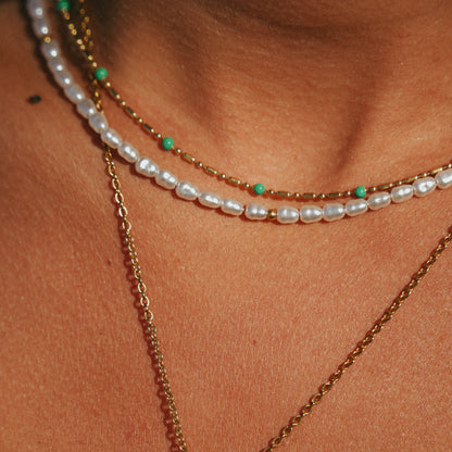 Aloha Perla and Oro Choker