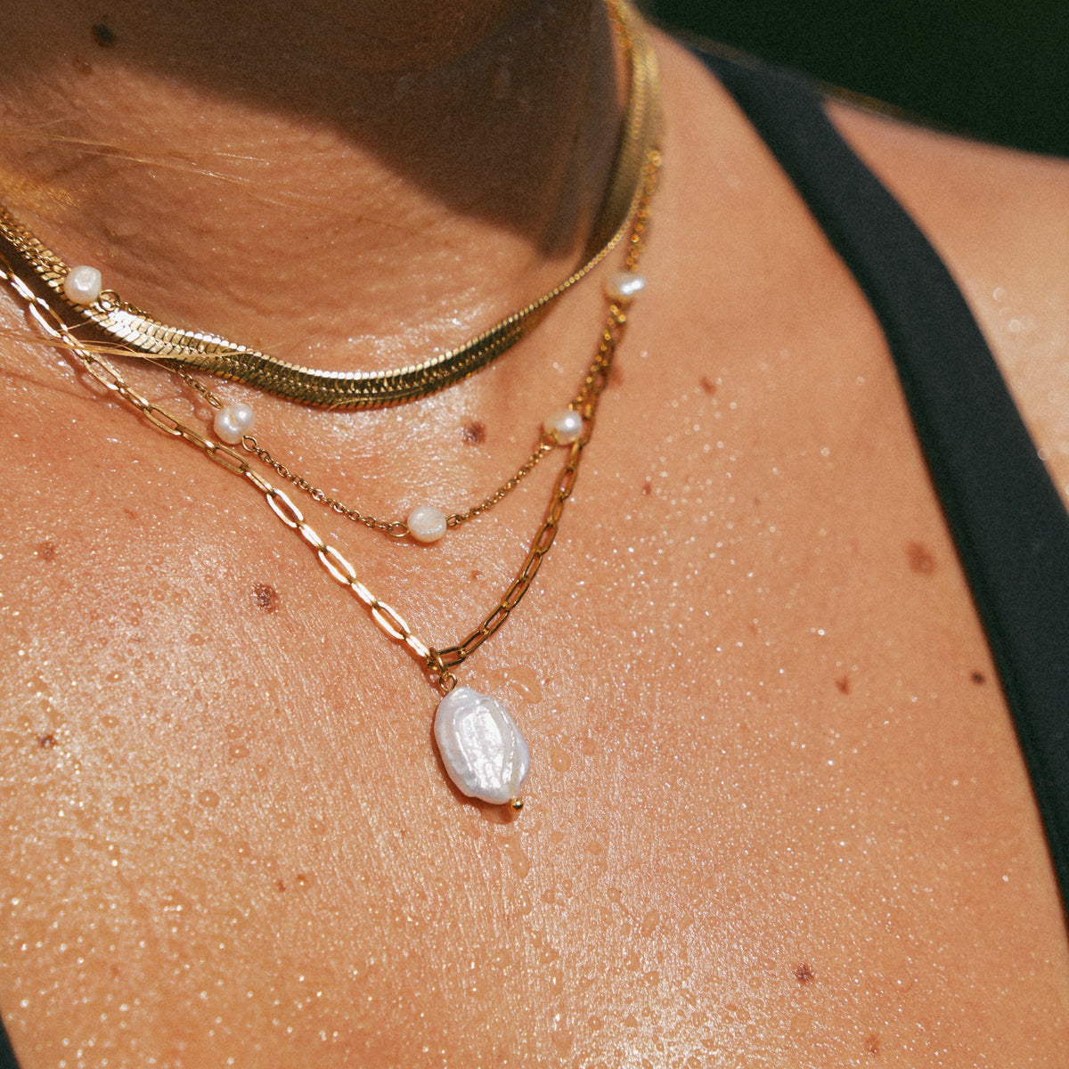Hanalei Perla Coin Collana