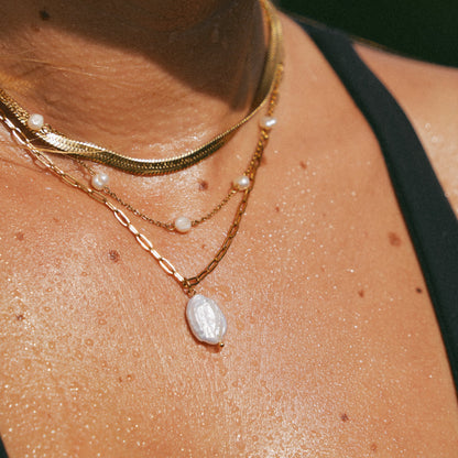 Hanalei Perla Coin Collana
