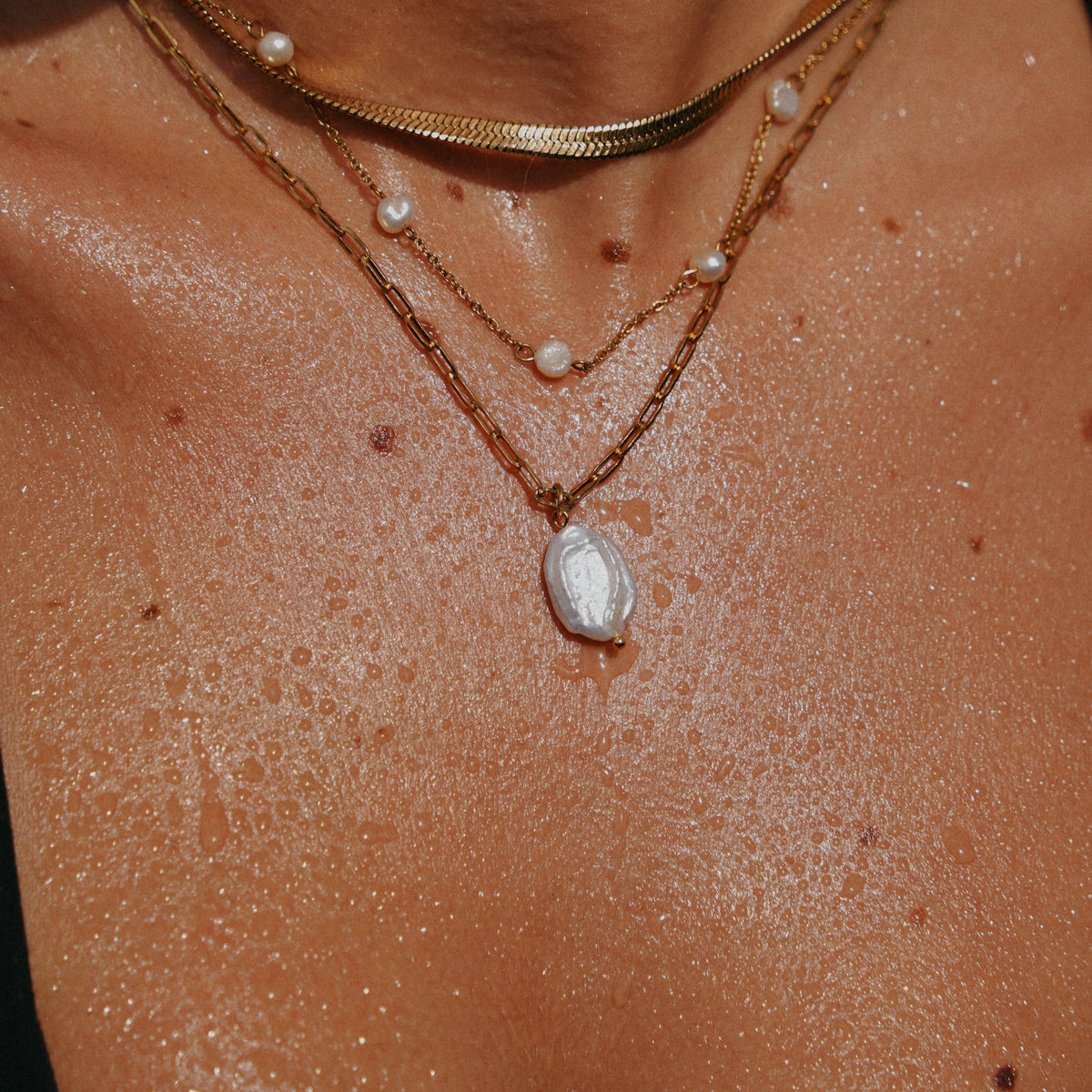 Hanalei Perla Coin Collana