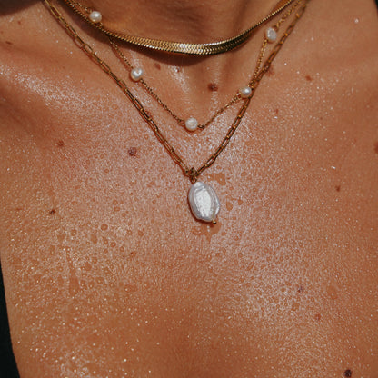 Hanalei Perla Coin Collana