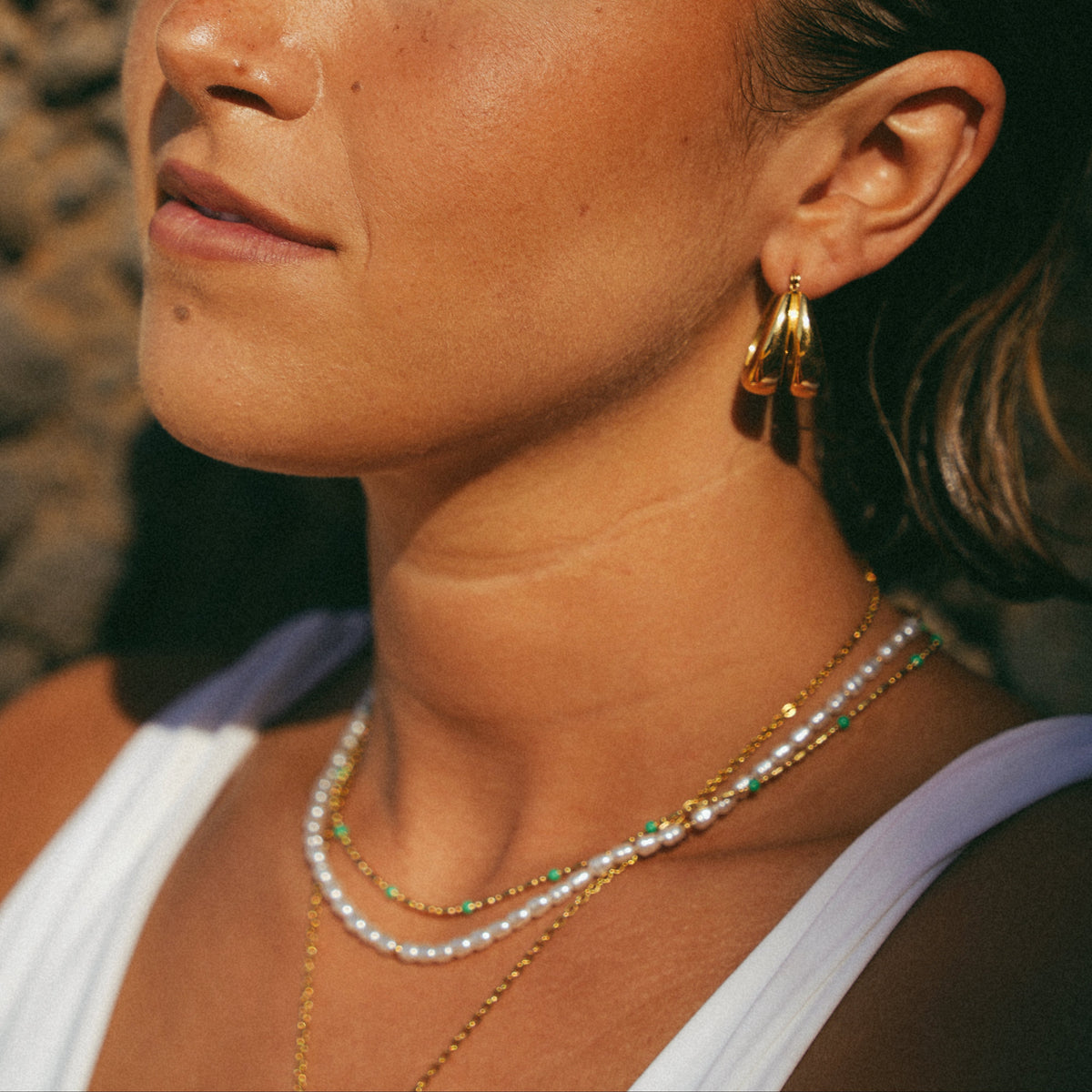 Aloha Perla and Oro Choker