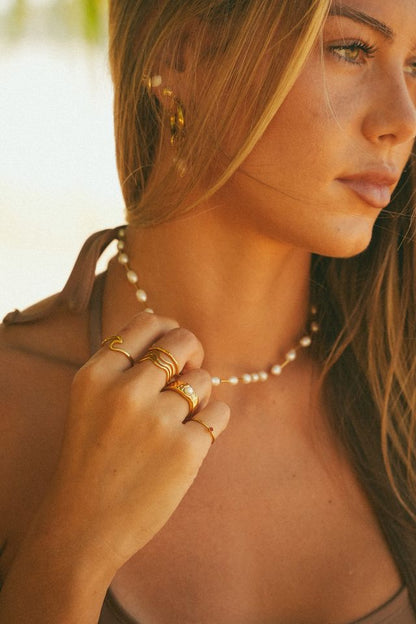 Wave Trio Anello